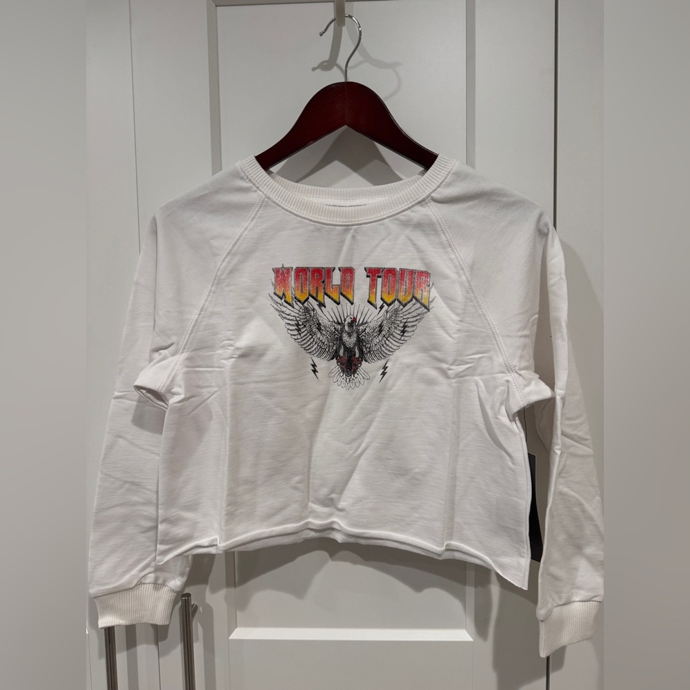 NWT Prince Peter World Tour Eagle Crop Long Sleeve Shirt, Size XL